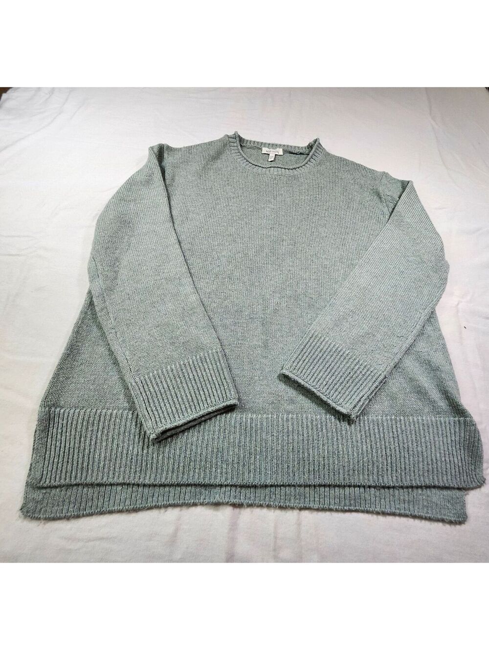 Elia Moss Long Sleeve Pullover Sweater